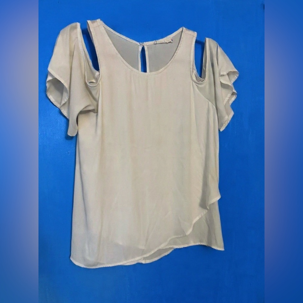 Elegant Off White Women's Top